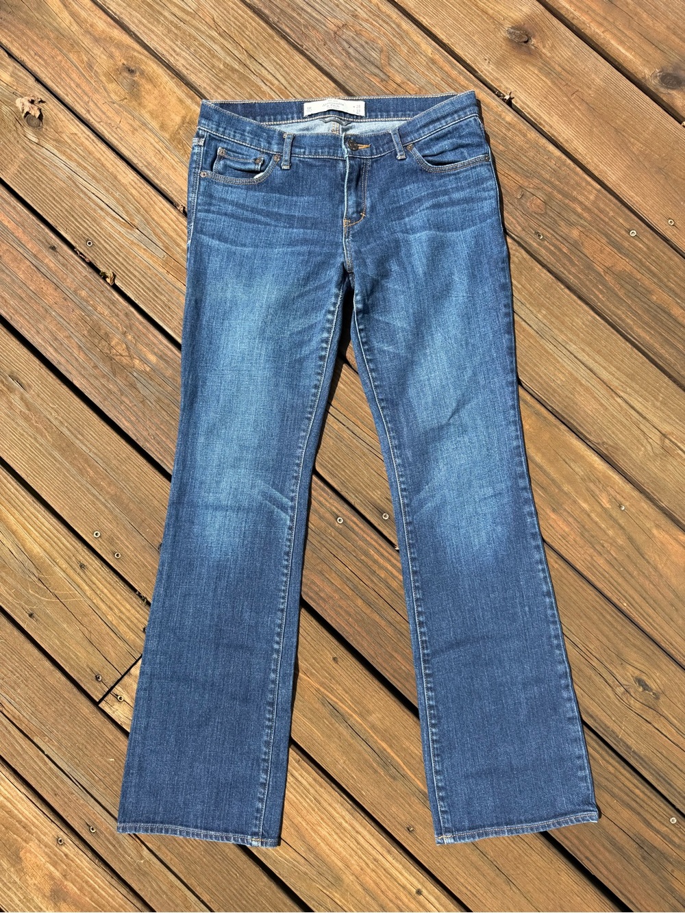 Abercrombie Emma Low Rise Bootcut Jeans Womens 6R